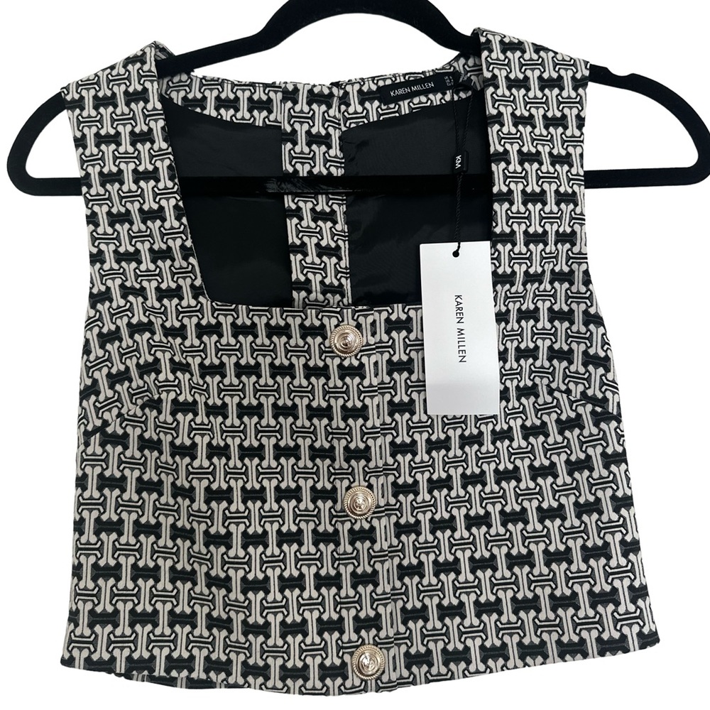 Karen Mullen top. US size 4 (S) New With Tag